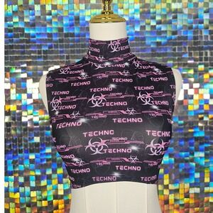 The Lyte Couture "techno"‎ print top